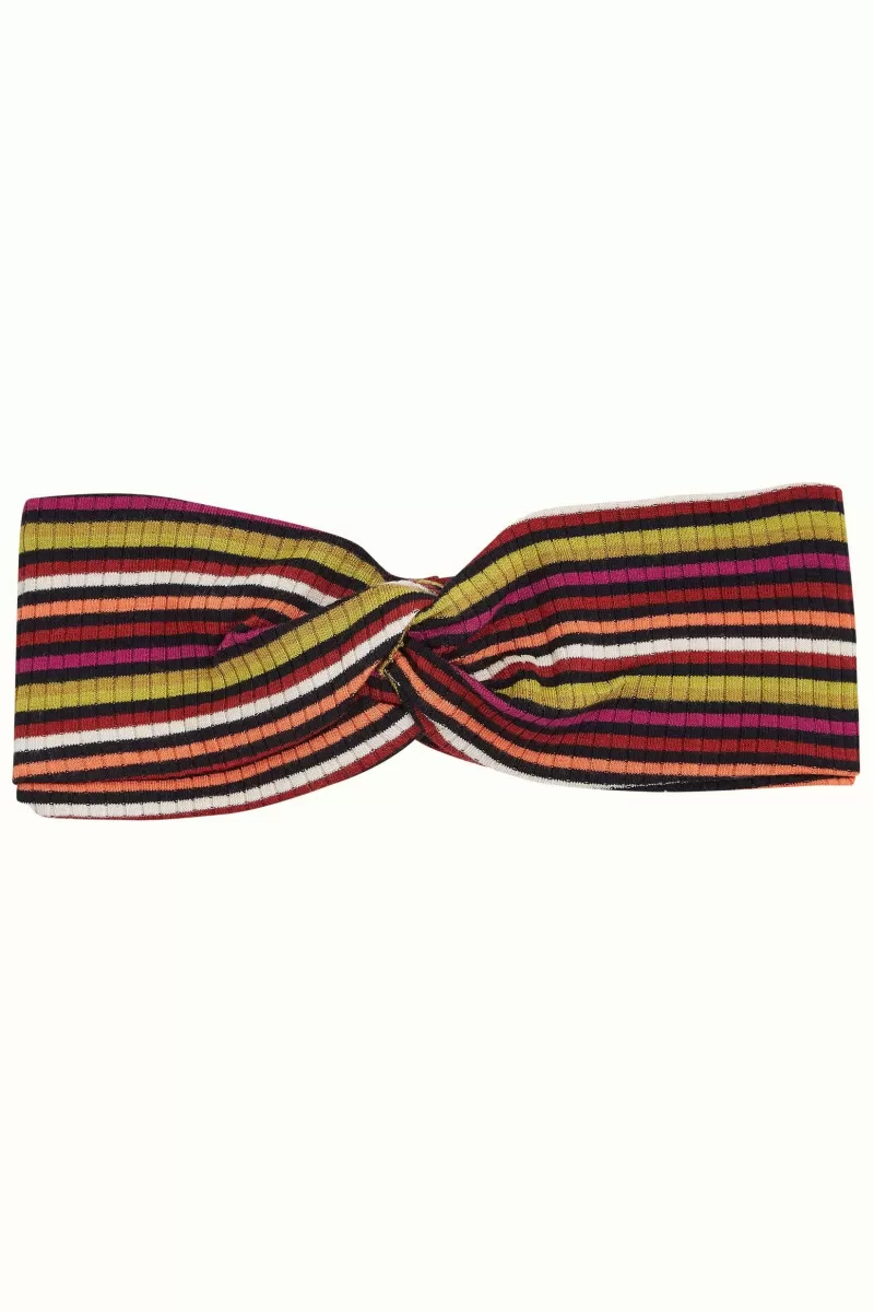 Women King Louie Vintage Accessories>Twist Hairband Brunelli Stripe